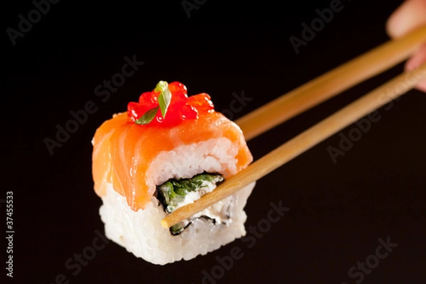 Obraz Sushi z pałeczkami