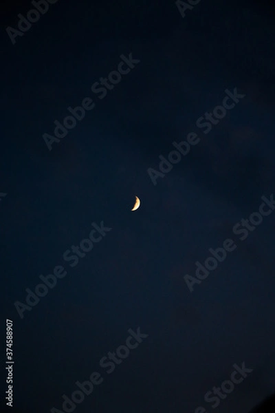 Fototapeta moon and clouds