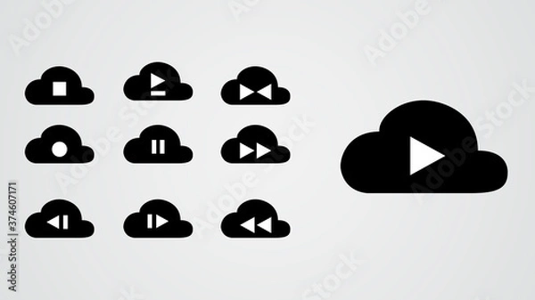 Obraz cloud play collection