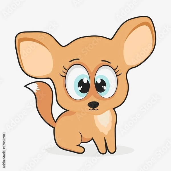 Fototapeta Wektor czerwonego lisa do tworzenia obrazów logo