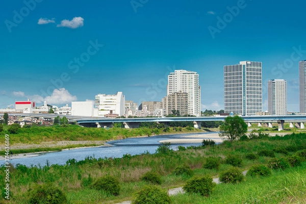 Fototapeta 二子玉川の風景