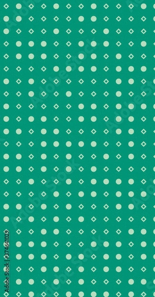 Fototapeta Abstract Color Halftone Dots generative art background illustration