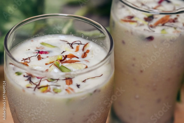 Obraz thai dessert with banana smoothie