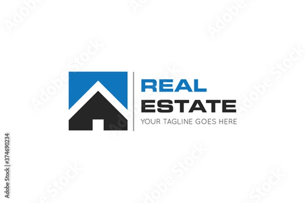 Obraz Real estate logo design template