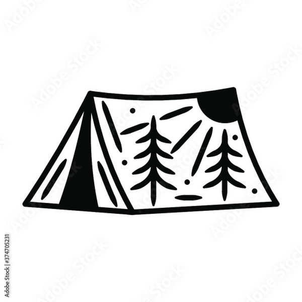 Obraz samp shape badge design