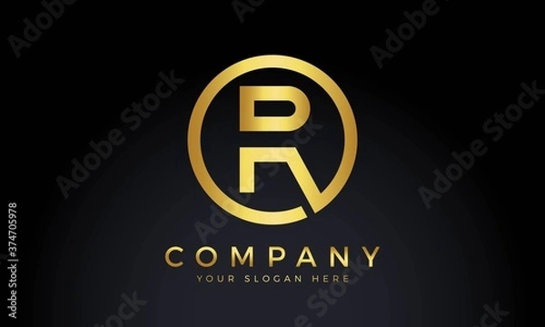 Fototapeta Initial Letter R Logo With Creative Modern Business Typography Vector Template. Creative Abstract Letter R Logo Design