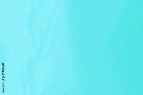 Fototapeta Delicate soft aquamarine turquoise gradient abstract background