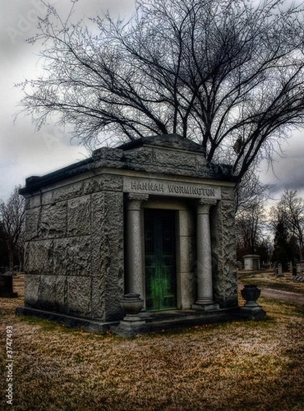 Fototapeta Gothic Crypt in HDR