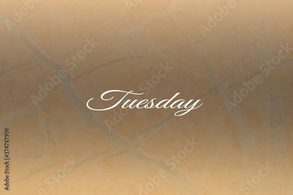 Obraz tuesday background