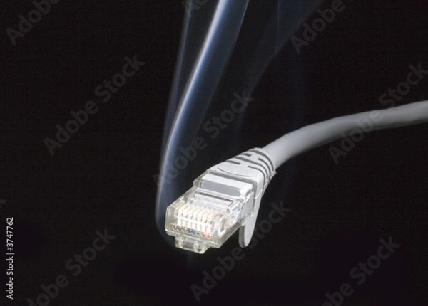 Fototapeta high speed network connector