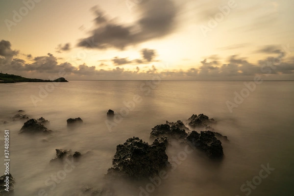 Fototapeta サンセット・海 ・壁紙
