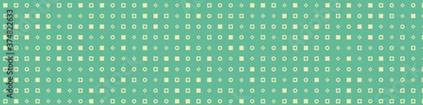 Fototapeta Abstract Color Halftone Dots generative art background illustration