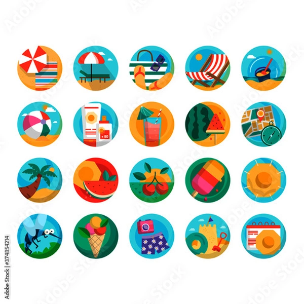 Obraz Nature icon pack