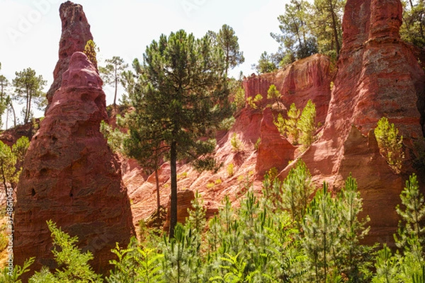 Obraz sentier des ocres