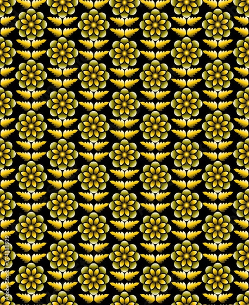 Fototapeta yellow and black background