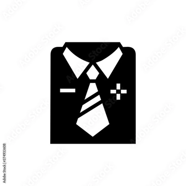 Obraz Professional. Icon for business, finance and marketing strategy - glyph series