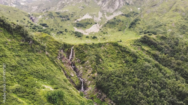 Fototapeta Cornice at the foot of Mount Achishkho