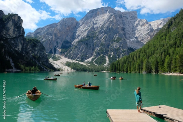 Obraz Braies Lake