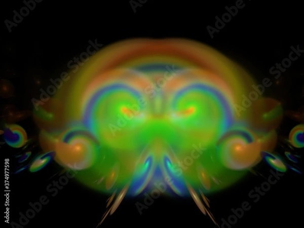 Fototapeta Imaginatory fractal background Image