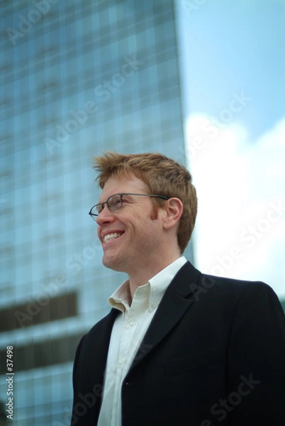 Obraz smiling businessman