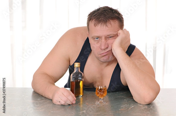 Obraz drunk man