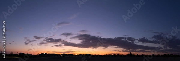 Obraz sunset by the park