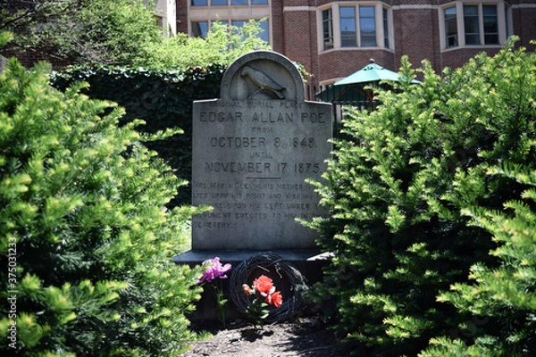 Obraz Edgar Allen Poe's Gravestone