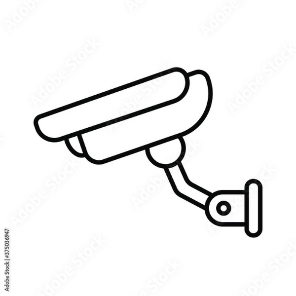 Obraz CCTV line icon