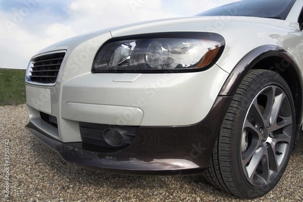 Fototapeta Silver Sports Car