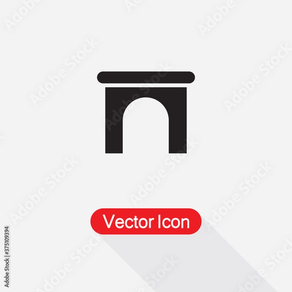 Fototapeta Archway Icon Vector Illustration Eps10