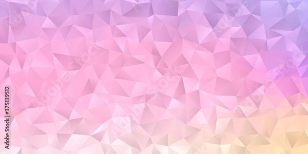 Fototapeta Abstract geometric polygon background wallpaper. Triangle shape low polly
