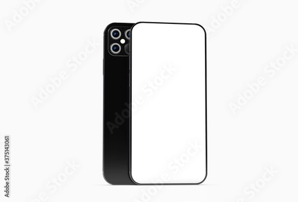 Fototapeta digital smartphone device mobile phone 3d isolated