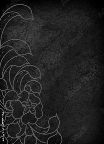 Obraz grunge floral background