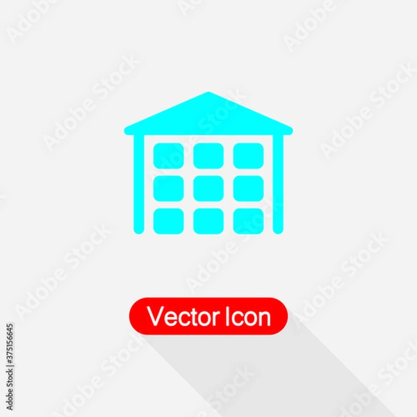 Obraz Warehouse Icon Vector Illustration Eps10