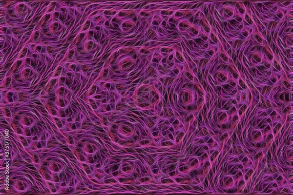 Obraz Pink fractal texture background kaleidoscope