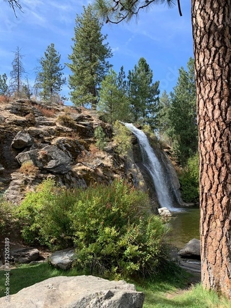 Obraz waterfall in the mountains