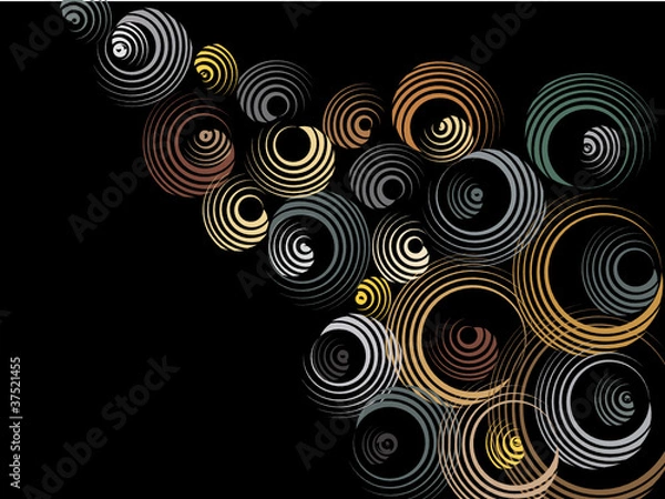Obraz Background swirls