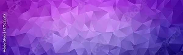 Fototapeta Abstract geometric polygon background wallpaper. Header cover with triangle shape low polly colorful
