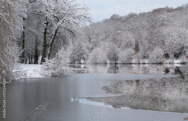 Obraz Lac de Contrexeville  Vosges 