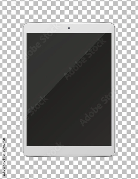 Obraz Tablet ps isolated on transparent background.