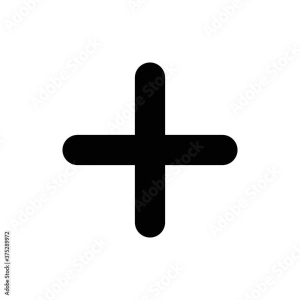 Obraz Plus vector icon. Vector web design.