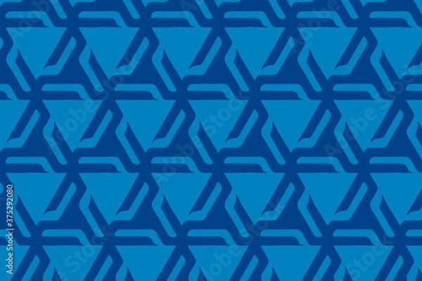 Obraz triangle seamless pattern design. suitable for wallpapers and backgrounds