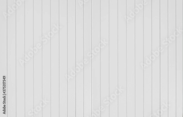Fototapeta White wood floor texture pattern plank surface pastel painted wall background.