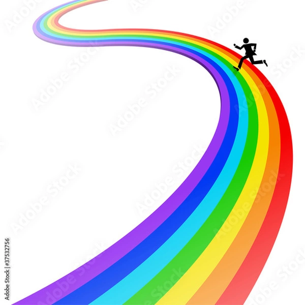 Fototapeta rainbow