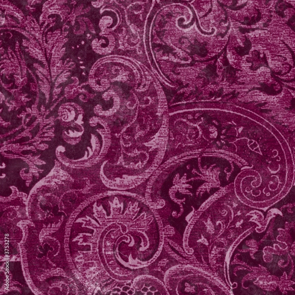 Obraz Baroque Burgundy Bleach Stained