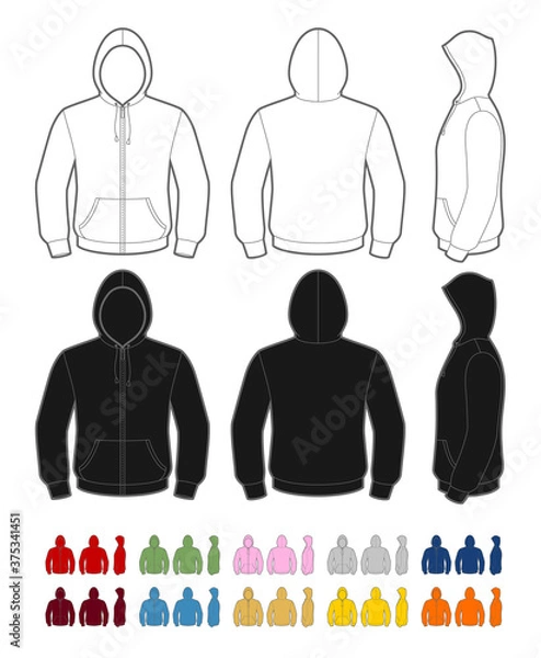 Obraz Full-zip hoodie