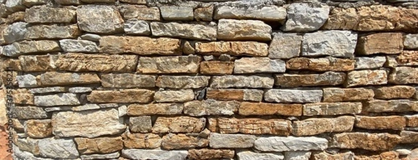 Obraz front view grunge wall texture