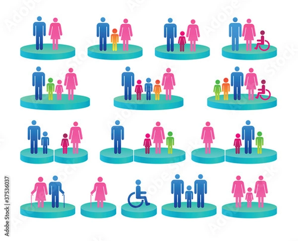 Obraz Family emblem022