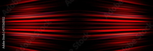 Obraz Red light streaks banner