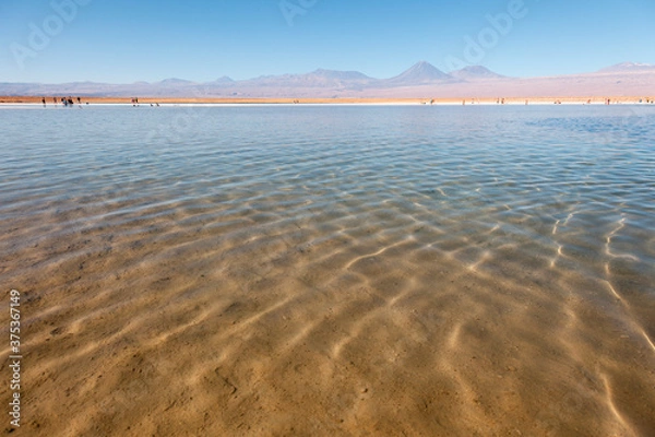 Obraz Natural pool in Atacama desert